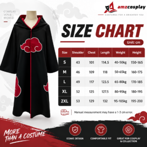 Uchiha Sasuke Pain Cloak Naruto Cosplay Costume thumbnail 6