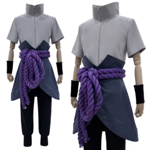 Uchiha Sasuke V2 Cosplay Costume thumbnail 1