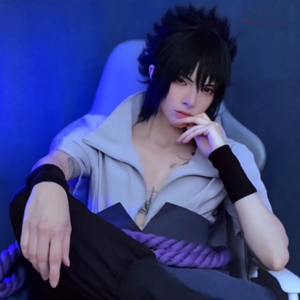 Uchiha Sasuke V2 Cosplay Costume thumbnail 2