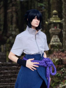 Uchiha Sasuke V2 Cosplay Costume thumbnail 3