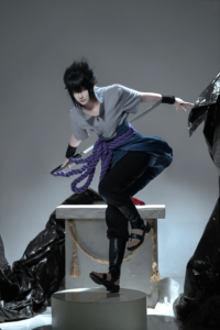Uchiha Sasuke V2 Cosplay Costume thumbnail 5