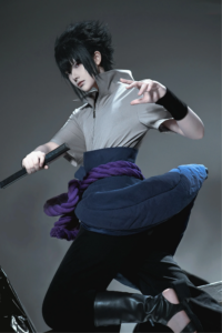 Uchiha Sasuke V2 Cosplay Costume thumbnail 6