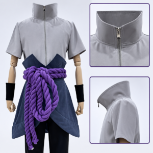 Uchiha Sasuke V2 Cosplay Costume thumbnail 7