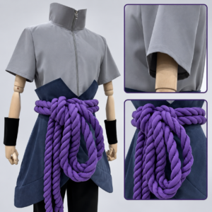 Uchiha Sasuke V2 Cosplay Costume thumbnail 9