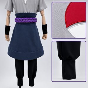 Uchiha Sasuke V2 Cosplay Costume thumbnail 10