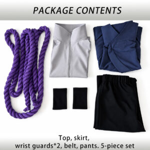 Uchiha Sasuke V2 Cosplay Costume thumbnail 11