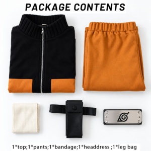 Uzumaki Naruto Cosplay Costume thumbnail 5