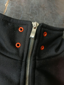 Bakugo Katsuki Inspired Black Orange Bomber Jacket, X-Design Anime Streetwear thumbnail 5