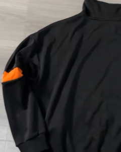 Bakugo Katsuki Inspired Black Orange Bomber Jacket, X-Design Anime Streetwear thumbnail 12