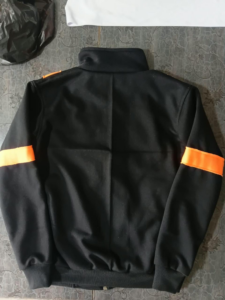 Bakugo Katsuki Inspired Black Orange Bomber Jacket, X-Design Anime Streetwear thumbnail 13