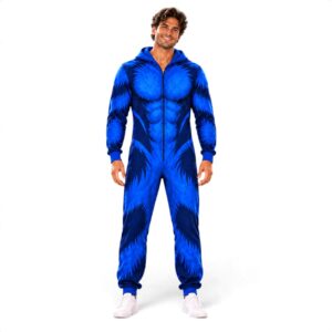 Beast – X Men Superhero Jumpsuit Pajamas thumbnail 2