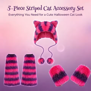 Cheshire Cat Alice in Wonderland Cosplay Costume thumbnail 3