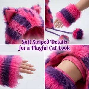 Cheshire Cat Alice in Wonderland Cosplay Costume thumbnail 4