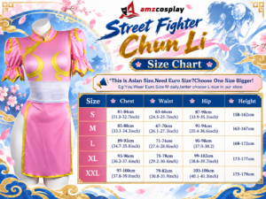 Chun Li Pink Street Fighter Halloween Cosplay Costume thumbnail 10