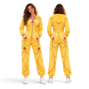 Cinderella Belle Ariel Snow White Rapunzel Bestie Costume Jumpsuit Pajamas thumbnail 5