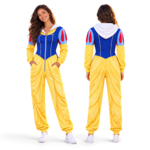 Cinderella Belle Ariel Snow White Rapunzel Bestie Costume Jumpsuit Pajamas thumbnail 7