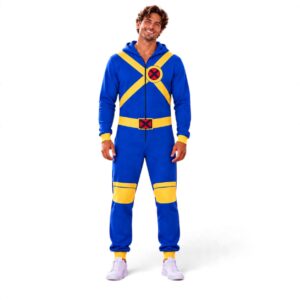 Cyclops – X Men Superhero Jumpsuit Pajamas thumbnail 2