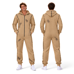 Jack Skellington Sally Oogie Boogie Zero Jumpsuit – The Nightmare Before Christmas Group Costumes Jumpsuit Pajamas thumbnail 5