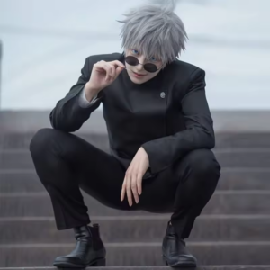 JJK High School Gojo Satoru Cosplay Costume thumbnail 2