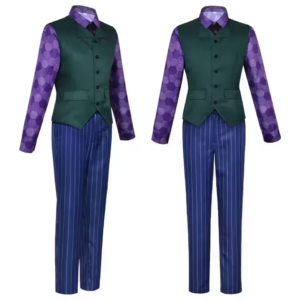 Joker Clown Cosplay Costume thumbnail 3