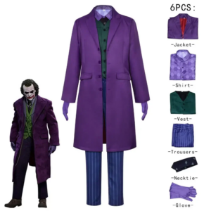 Joker Clown Cosplay Costume thumbnail 12