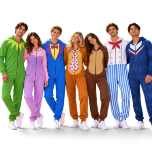 Kermit Miss Piggy Gonzo Fozzie Bear Swedish Chef Rowlf Sam Eagle Costume – The Muppets Jumpsuit Pajamas thumbnail 2