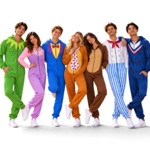 Kermit Miss Piggy Gonzo Fozzie Bear Swedish Chef Rowlf Sam Eagle Costume – The Muppets Jumpsuit Pajamas thumbnail 3