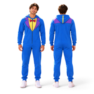 Kermit Miss Piggy Gonzo Fozzie Bear Swedish Chef Rowlf Sam Eagle Costume – The Muppets Jumpsuit Pajamas thumbnail 7