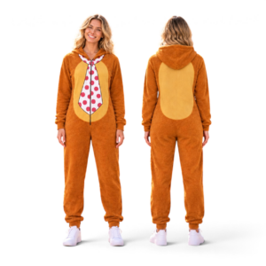Kermit Miss Piggy Gonzo Fozzie Bear Swedish Chef Rowlf Sam Eagle Costume – The Muppets Jumpsuit Pajamas thumbnail 8