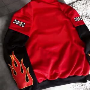 Lightning McQueen 95 Rusteze Racing Jacket – Red Y2K Retro Motorsport Jacket thumbnail 4