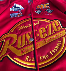 Lightning McQueen 95 Rusteze Racing Jacket – Red Y2K Retro Motorsport Jacket thumbnail 6