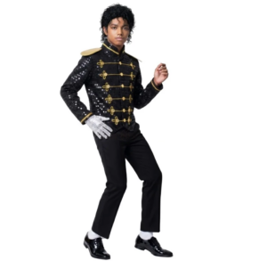 Michael Jackson Black Military Sequin Jacket Kid thumbnail 3