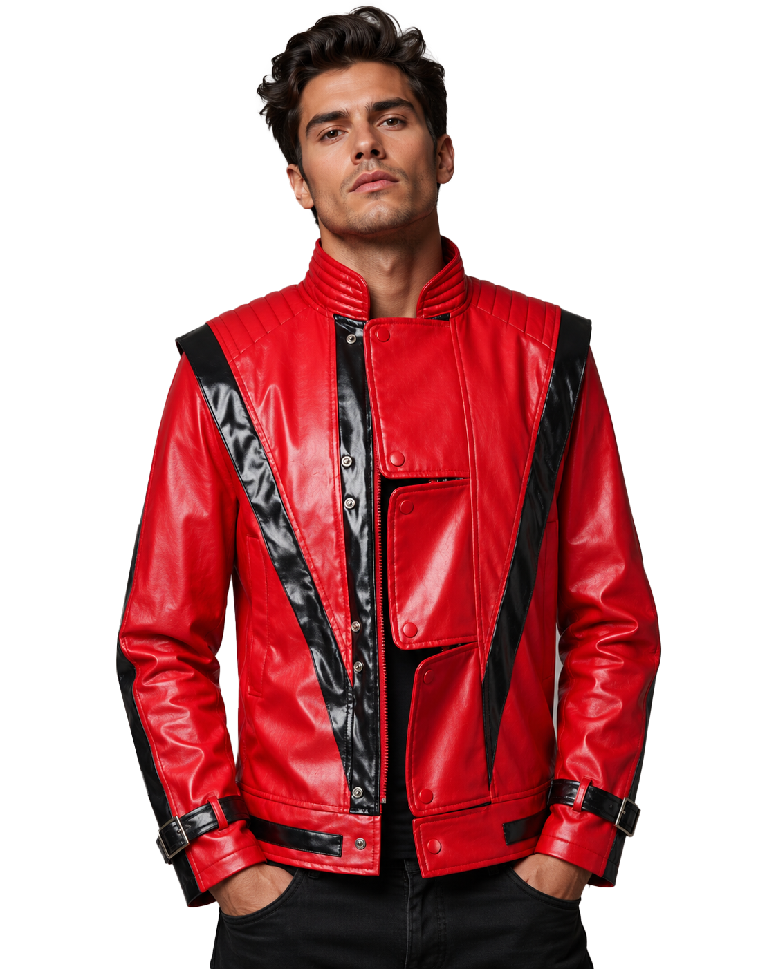Michael Jackson Thriller Red Jacket Adult product photo 1
