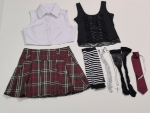 Misa Amane Death Note GothLoli Halloween Cosplay Costume thumbnail 14