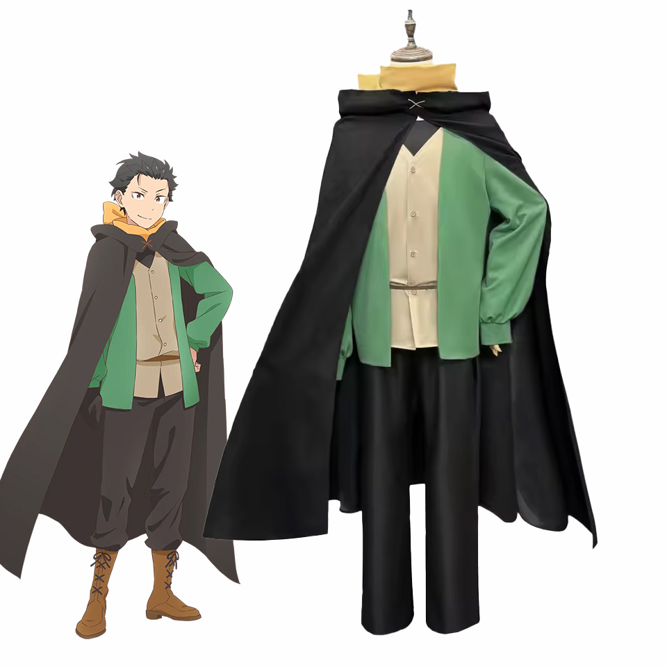 Natsuki Subaru Re Zero Cosplay Costume V2
