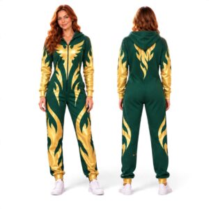 Phoenix – X Men Superhero Jumpsuit Pajamas thumbnail 1