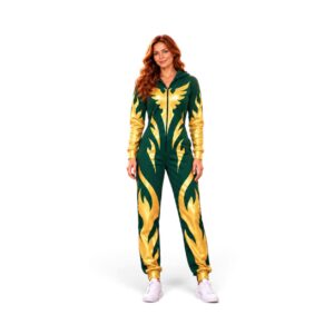 Phoenix – X Men Superhero Jumpsuit Pajamas thumbnail 2