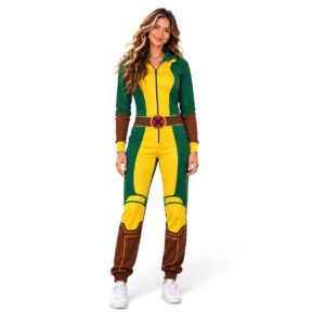 Rogue – X Men Superhero Jumpsuit Pajamas thumbnail 2
