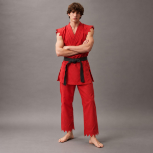 Ryu and Ken Street Fighter Karate Outfit Halloween Cosplay Costume thumbnail 6