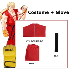 Ryu and Ken Street Fighter Karate Outfit Halloween Cosplay Costume thumbnail 11