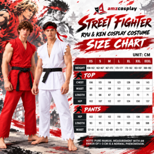 Ryu and Ken Street Fighter Karate Outfit Halloween Cosplay Costume thumbnail 15