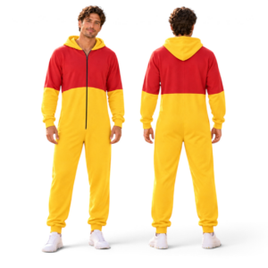 Winnie the Pooh Piglet Eeyore Tigger Roo Jumpsuit Pajamas thumbnail 4