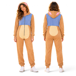 Winnie the Pooh Piglet Eeyore Tigger Roo Jumpsuit Pajamas thumbnail 8