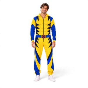 Wolverine – X Men Superhero Jumpsuit Pajamas thumbnail 2
