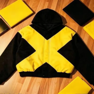 X-Men ’97 Wolverine Yellow & Black Bomber Jacket – Comic Inspired Streetwear Jacket thumbnail 4