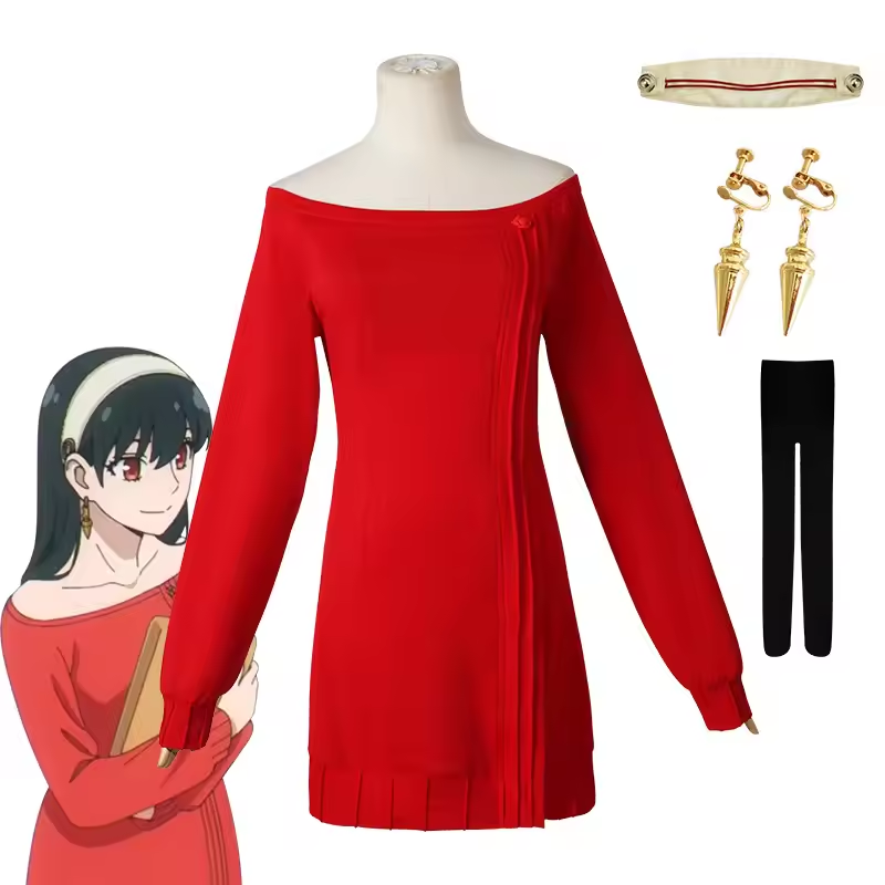 Yor Forger Spy x Family Cosplay Costumes